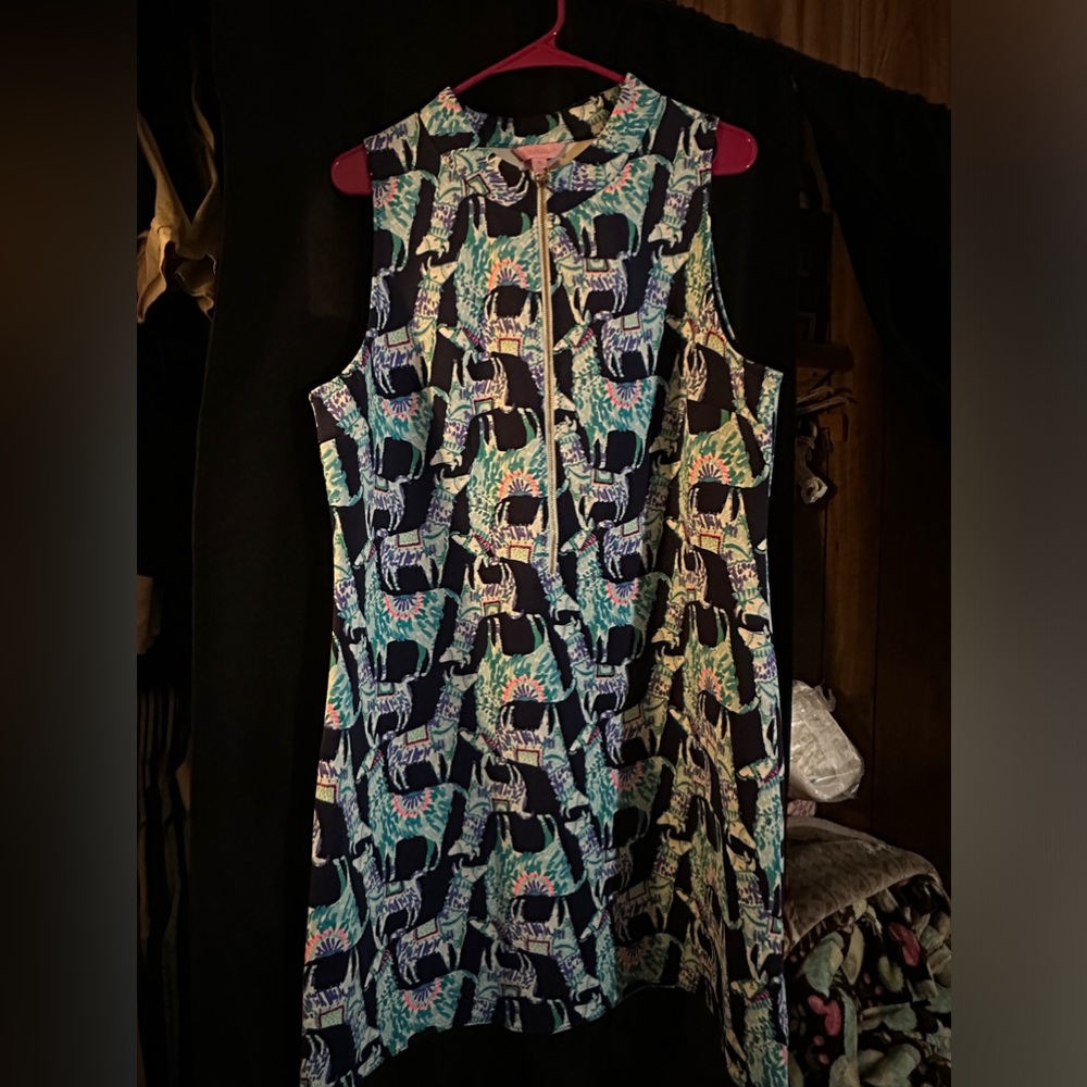 Lily Pulitzer “alpaca my bags” scuba dress xl